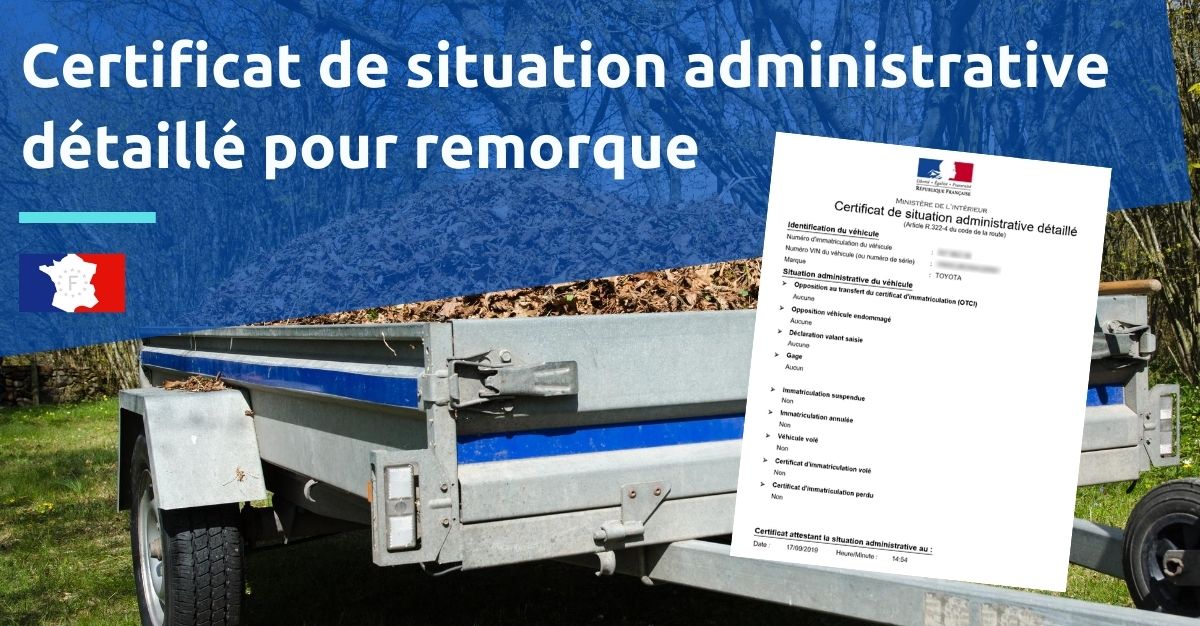 Acte De Vente Remorque Sans Carte Grise